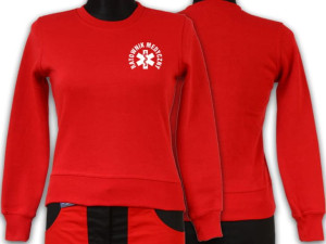 Bluza ratownicza FUNKCYJNA damska czerwona