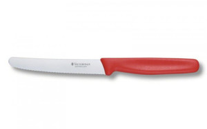 Nóż Victorinox do pomidorów i wędlin, czerwony