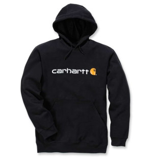 Bluza Carhartt Signature Logo Hooded Sweatshirt BLACK