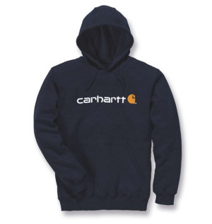 Bluza Carhartt Signature Logo Hooded Sweatshirt NEW NAVY