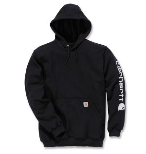 Bluza Carhartt Sleeve Logo Hooded Sweatshirt BLACK