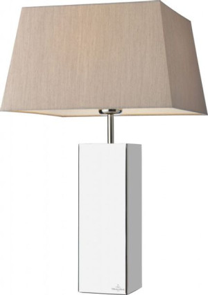 Lampa stojąca VILLEROY & BOCH Prag  prostokątna srebrna