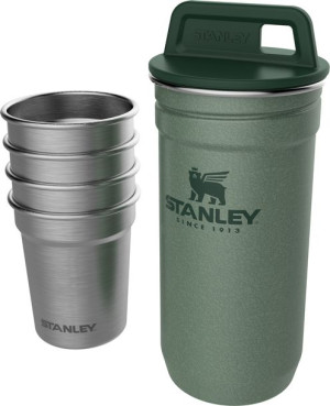 Kieliszki stalowe w etui STANLEY ADVENTURE zielone 4 x 60 ml
