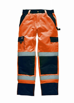 Spodnie robocze odblaskowe Hi-Vis Orange Dickies