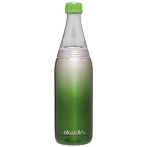 Butelka Aladdin Fresco Twist&Go próżniowa stalowa zakręcana zielona 0,6 l