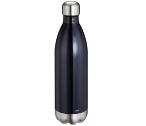 Butelka Cilio termiczna metalowa czarna 1000 ml