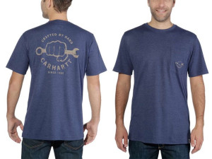 Koszulka Carhartt Maddock Strong Graphic Pocket T-Shirt indigo heather