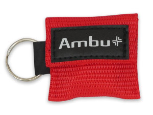 Maska ratownicza CPR Ambu LifeKey w breloczku - czerwona