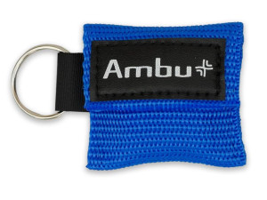 Maska ratownicza CPR Ambu LifeKey w breloczku - niebieska