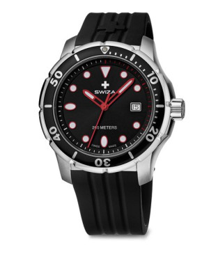 Zegarek SWIZA Tetis Gent SST black-black WAT.0461.1003