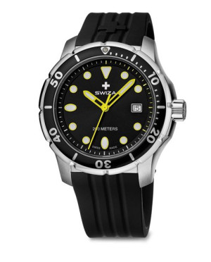 Zegarek SWIZA TETIS Gent, SST, black, black WAT.0461.1004