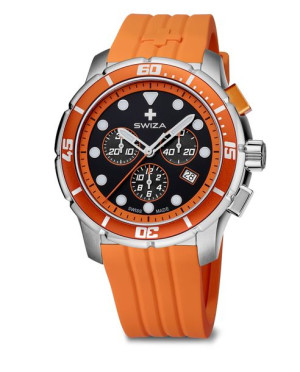 Zegarek SWIZA TETIS Chrono,SST, black,orange WAT.0463.1004