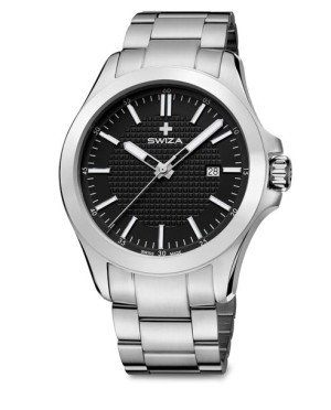 Zegarek SWIZA URBANUS, SST, black, metal WAT.0761.1003