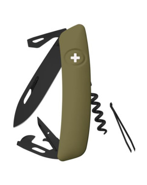 Scyzoryk SWIZA D03 ALLBLACK Oliwka