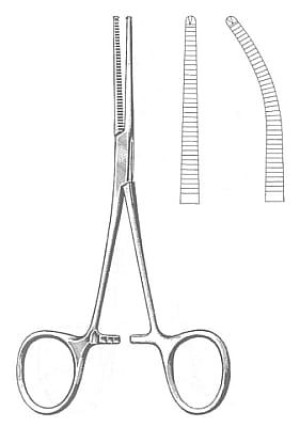 Kleszczyki hemostatyczne typ Kocher 14 cm