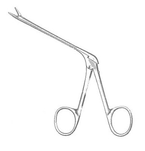 Kleszczyki laryngologiczne typ Hartmann 20 cm    model: 39-292-1