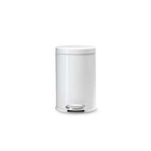 Kosz na śmieci 4.5L pedałowy - biały/ simplehuman