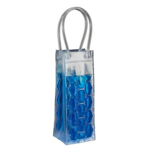 Cooler Cilio do wina, niebieski, 9 x 9 x 25 cm