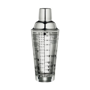 Shaker Cilio z przepisami, szkło/stal nierdzewna 0,4 l