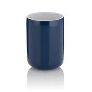 Ceramiczny Kela Isabella kubek łazienkowy, śred.7,5 cm, wys. 10 cm, granato