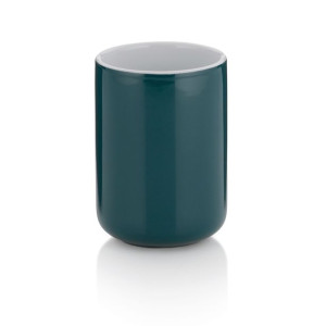 Ceramiczy Kela Isabella kubek łazienkowy, śred.7,5 cm, wys. 10 cm, ciemnozi