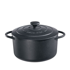 Garnek Kuchenprofi Provence do zapiekania, 3,2 l, śred. 22 cm, czarny
