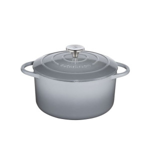 Żeliwny Kuchenprofi Provence garnek do zapiekania, 5,3 l, śred. 26 cm, szar