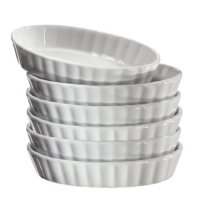 Naczynie Kuchenprofi Burgund do crème brûlée, 14x8,5x2,5 cm, 6 szt.