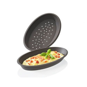 Owalne Lurch foremki do pizzy, 2 szt.