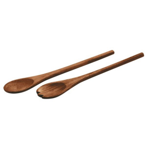 Sztućce Zassenhaus do sałaty, akacja, 35 cm