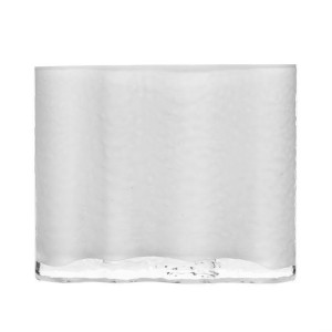 Wazon, Sagaform SEA Glasbruk 19 x16 cm, mleczne szkło
