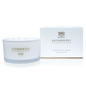 Świeca zapachowa naturalna LUXURY Cassis leaves & Jasmine / Rathbornes
