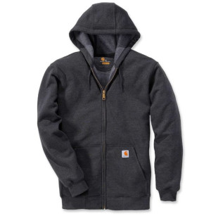 Bluza Carhartt Midweight Hooded Zip Front Sweatshirt CARBON HEATHER
