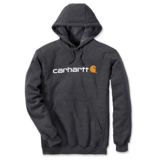 Bluza Carhartt Signature Logo Midweight Sweatshirt CARBON HEATHER