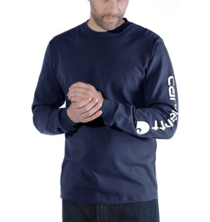 Koszulka Carhartt Logo Long Sleeve T-Shirt NAVY