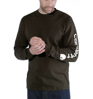 Koszulka Carhartt Logo Long Sleeve T-Shirt PEAT