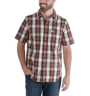 Koszula Carhartt Short Sleeve Essential Open Collar Shirt Plaid PLAID SEQUO