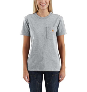Koszulka Carhartt WK87 Workwear Pocket S/S T-Shirt HEATHER GREY