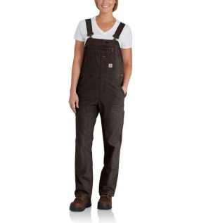 Ogrodniczki Carhartt Crawford Double Front Bib Overall DARK BROWN