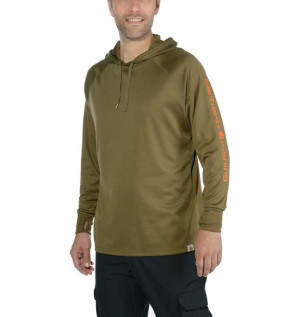 Koszulka Wędkarska Carhartt Force Fishing Graphic Long-Sleeve Hooded T-Shir