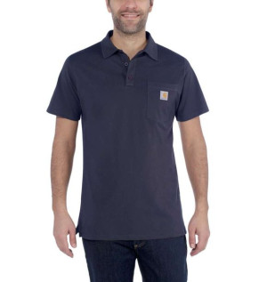 Koszulka Carhartt Force Cotton Delmont Pocket Polo NAVY