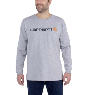 Koszulka Carhartt EMEA Signature Graphic Long Sleeve T-Shirt HEATHER GREY
