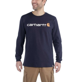 Koszulka Carhartt EMEA Signature Graphic Long Sleeve T-Shirt NAVY
