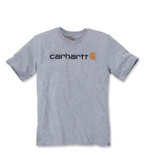 Koszulka Carhartt Core Logo T-Shirt HEATHER GREY