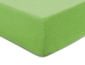  Prześcieradło frotte z gumką 180x200 kolor Zielony
