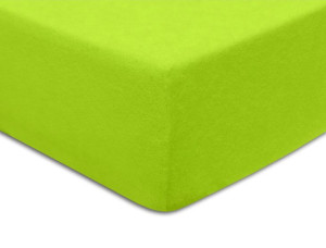  Prześcieradło frotte z gumką 60x120 kolor Limonka