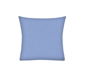 Poszewka jersey kolor niebieski 40x40