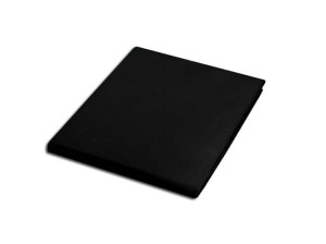  Prześcieradło satynowe bez gumki 200x220 kolor Czarny