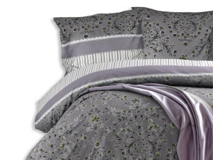  Pościel satyna bawełniana Exclusive Claudia Grey 160x200