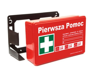 Apteczka pierwszej pomocy AP DIN 13157 PLUS w pudełku ze stelażem